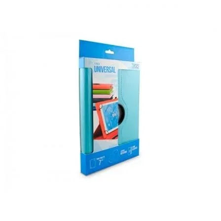 FUNDA TABLET 7" CELESTE 3GO